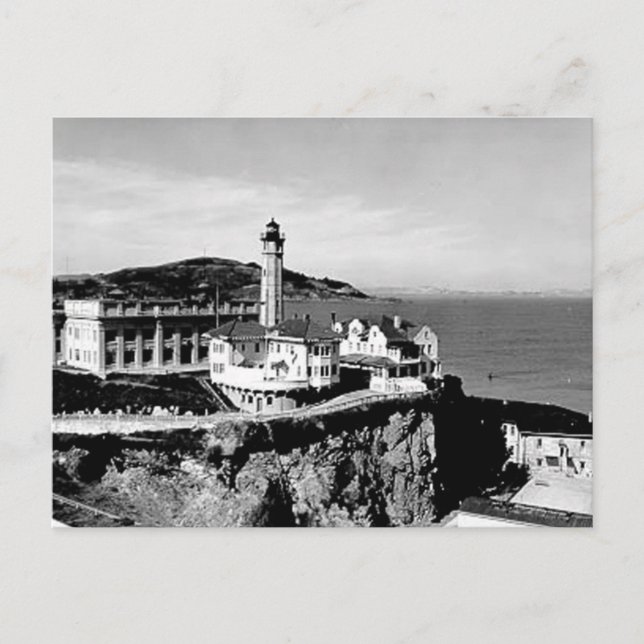 Alcatraz Island Lighthouse Postcard (Front)