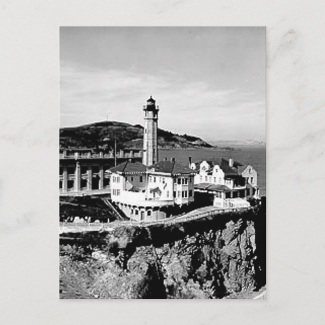 Alcatraz Island Lighthouse Postcard (Front)
