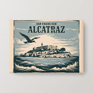 Alcatraz Island Prison San Francisco Travel Rertro