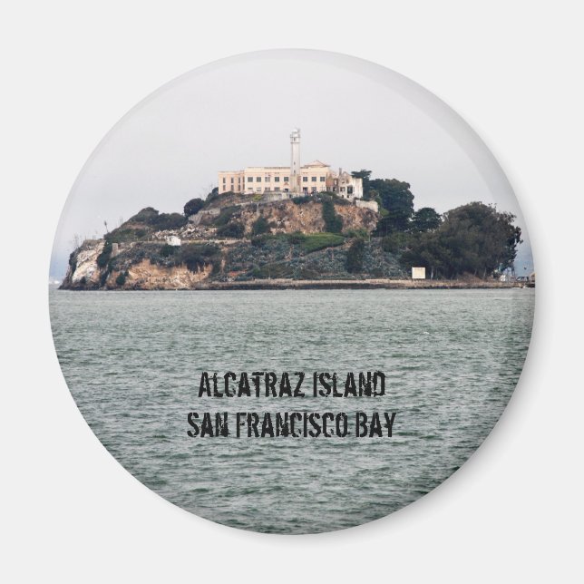 Alcatraz Island San Francisco Bay Magnet (Front)