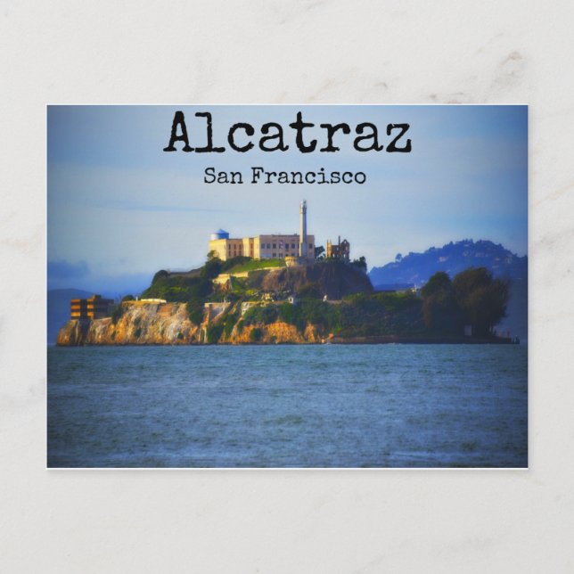 Alcatraz Island San Francisco California Postcard (Front)