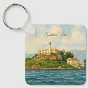 Alcatraz Island – San Francisco Travel Landmark Key Ring