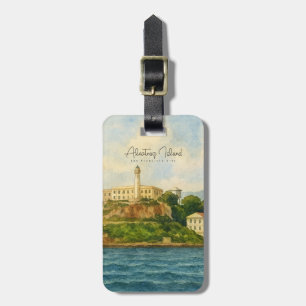 Alcatraz Island – San Francisco Travel Landmark Luggage Tag