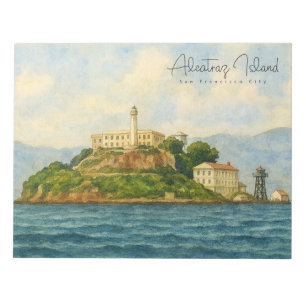 Alcatraz Island – San Francisco Travel Landmark Notepad