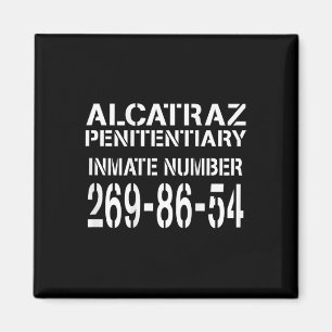 Alcatraz Prison Funny Prisoner Costume Halloween  Magnet