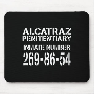 Alcatraz Prison Funny Prisoner Costume Halloween  Mouse Pad