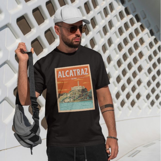 Alcatraz Prison Travel Poster   T-Shirt (Creator Uploaded)