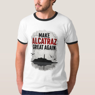 Alcatraz Revival Club – Retro Satire T-Shirt