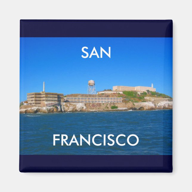 alcatraz san francisco magnet (Front)