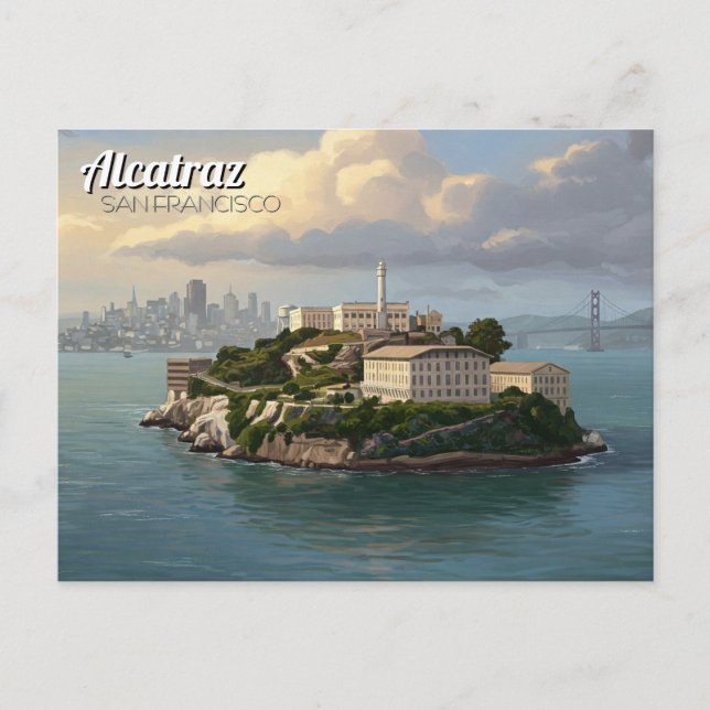 Alcatraz San Francisco Travel Postcard (Front)