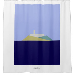 Alcatraz Shower Curtain! Curtain