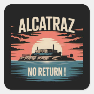 Alcatraz. Square Sticker