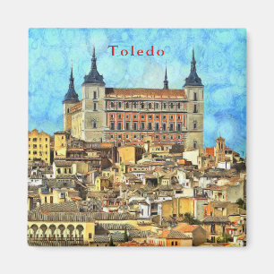 Alcazar Castle in Toledo. Magnet