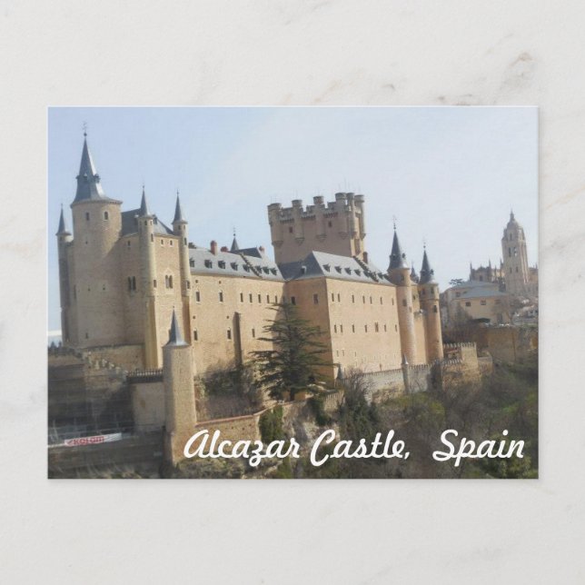Alcazar Castle of Segovia Postcard (Front)