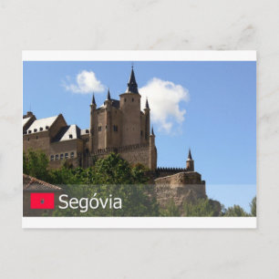 Alcazar de Segóvia, Espanha Postcard