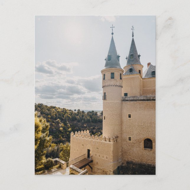 Alcázar of Segovia medieval castle Postcard (Front)