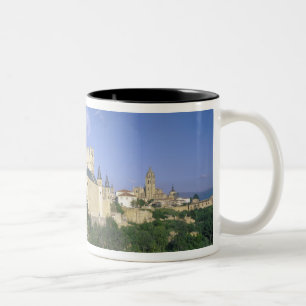 Alcazar, Segovia, Castile Leon, Spain 2 Two-Tone Coffee Mug