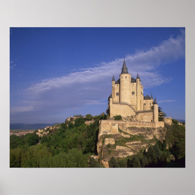 Alcazar, Segovia, Castile Leon, Spain Poster (Front)