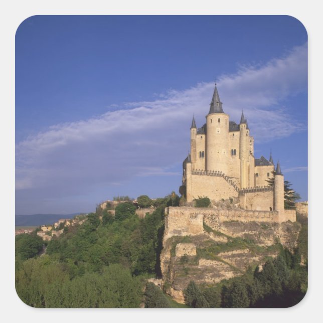 Alcazar, Segovia, Castile Leon, Spain Square Sticker (Front)