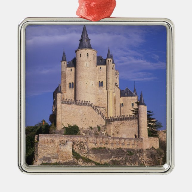 Alcazar, Segovia, Castile Leon, Spain, Unesco Metal Tree Decoration (Front)