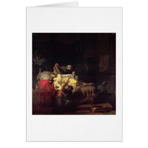 Alcestis sacrifices herself to save her husband Ad