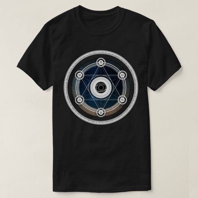 Alchemic Sacred Geometry T-Shirt (Design Front)