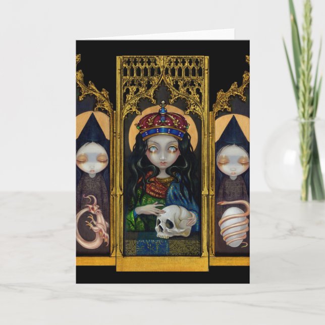 "Alchemical Queen" Greeting Card (Front)