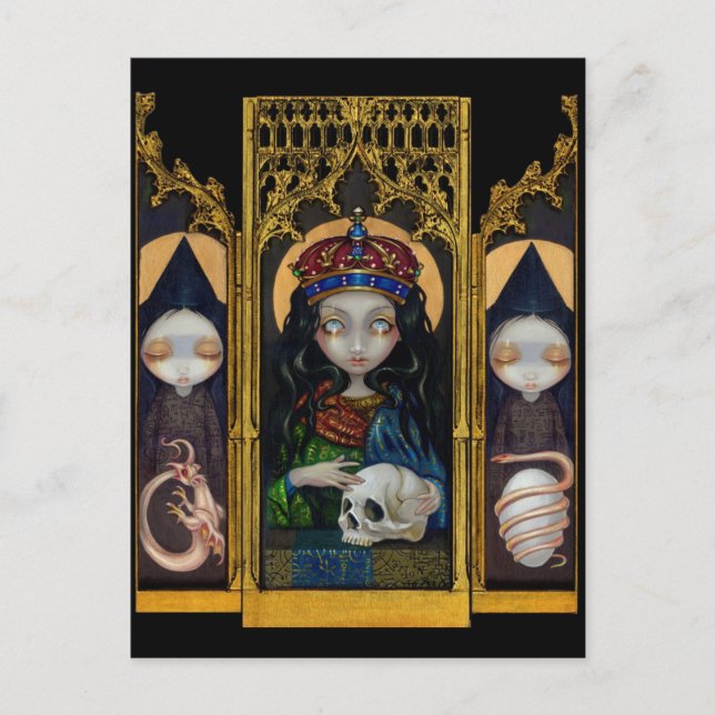 "Alchemical Queen" Postcard (Front)