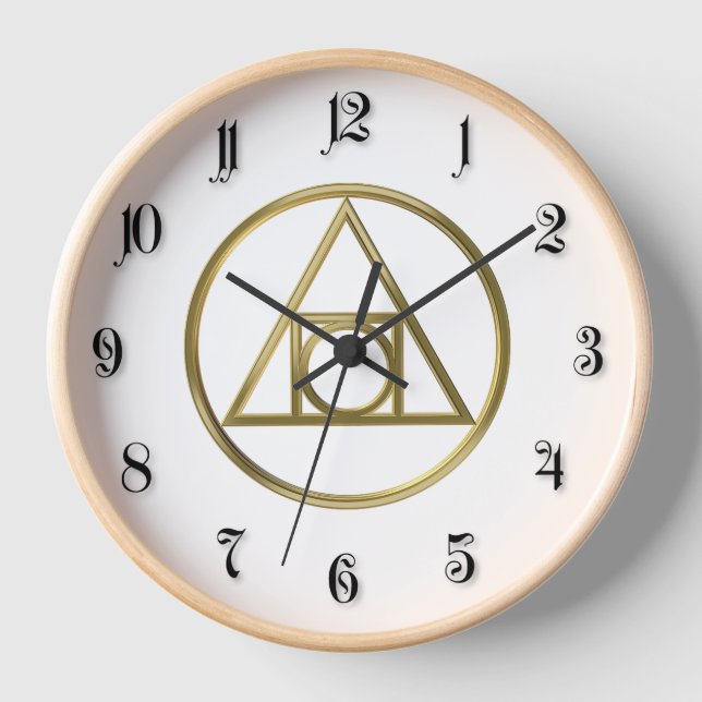 Alchemical symbol clock (Front)