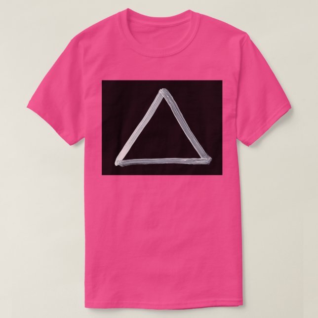 Alchemical Symbols Fire Inverted T-Shirt (Design Front)