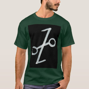 Alchemical Symbols Gold Litharge Inverted T-Shirt