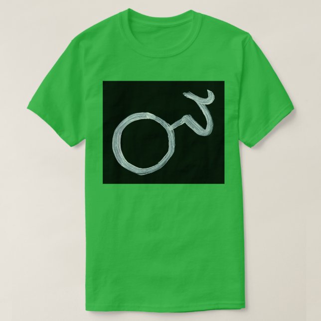 Alchemical Symbols Magnesium Five Inverted T-Shirt (Design Front)