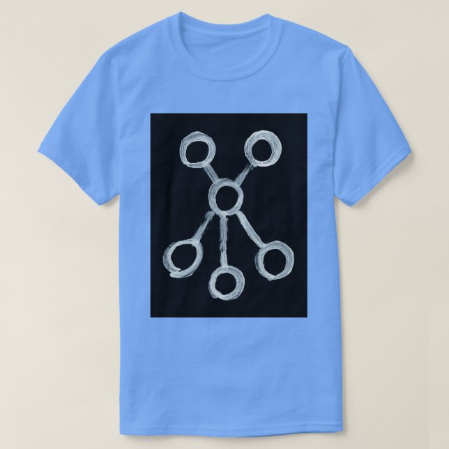 Alchemical Symbols Oil Two Inverted T-Shirt (Design Front)
