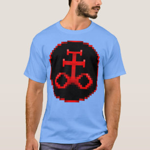 Alchemical Symbols Sulphur Pixel T-Shirt