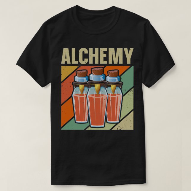 Alchemist Alchemy Potion Chemistry T-Shirt (Design Front)