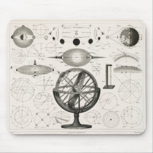 Alchemist Moon Chart Mouse Pad