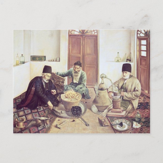 Alchemists, 1893 postcard (Front)