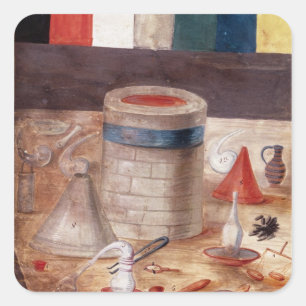 Alchemist's equipment, reputedly written square sticker