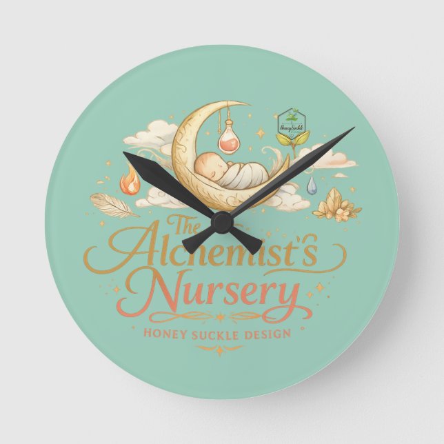 Alchemist's Nursery Round Clock (Front)