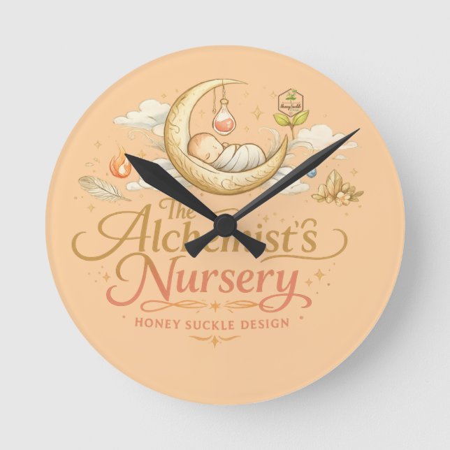 Alchemist's Nursery Round Clock (Front)