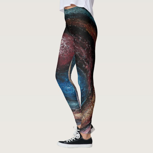 ”Alchemy” by Ramona Dumitrescu Leggings (Left)