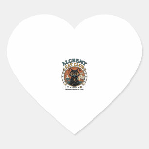 Alchemy Cat Cat Lover Gift - Alchemy Cat Club_1 Heart Sticker