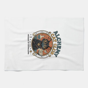 Alchemy Cat Cat Lover Gift - Alchemy Cat Club_1 Tea Towel