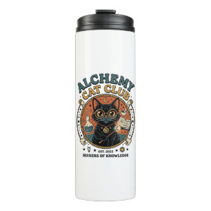 Alchemy Cat Cat Lover Gift - Alchemy Cat Club_1 Thermal Tumbler