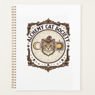 Alchemy Cat Society Cat Alchemy Vintage Vector Art Planner
