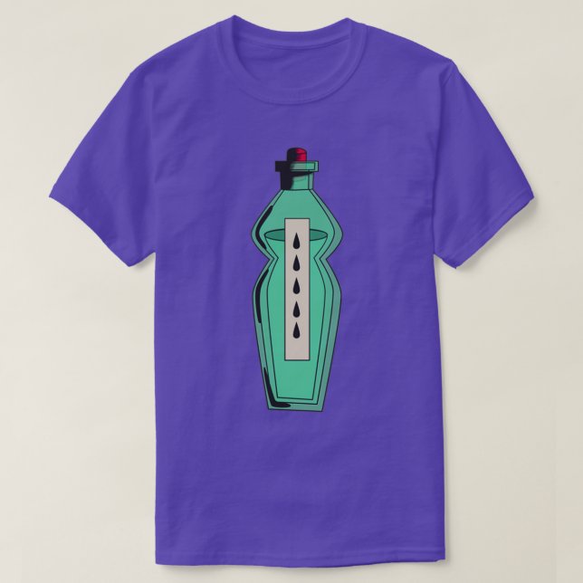 Alchemy Curvy Bottle T-Shirt (Design Front)