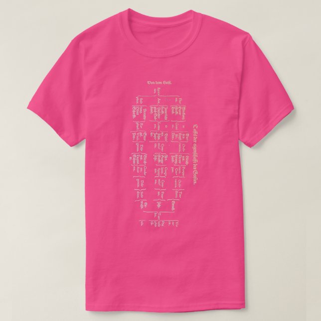 Alchemy Don Dem II Chemistry Science T-Shirt (Design Front)