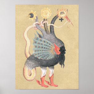Alchemy Dragon Colour Poster