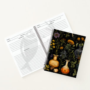 Alchemy Fantasy Flowers Notebook