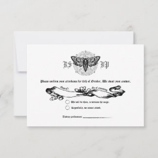Alchemy Gothic RSVP Card